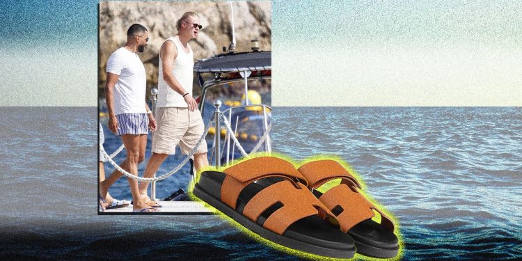 Erling Haaland poartă Hermès și în vacanță